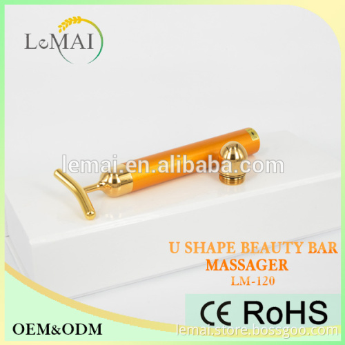 galvanic ion beauty facial massager 24 k gold beauty bar facial massager as seen on tv